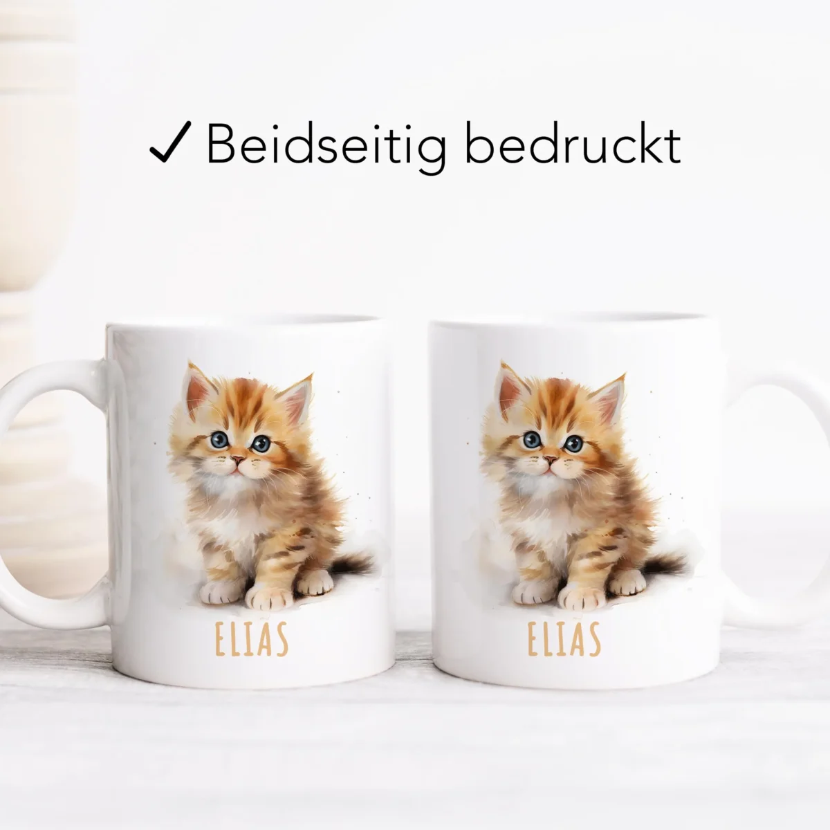 Katze Kindertasse Namen Tasse – Bild 5