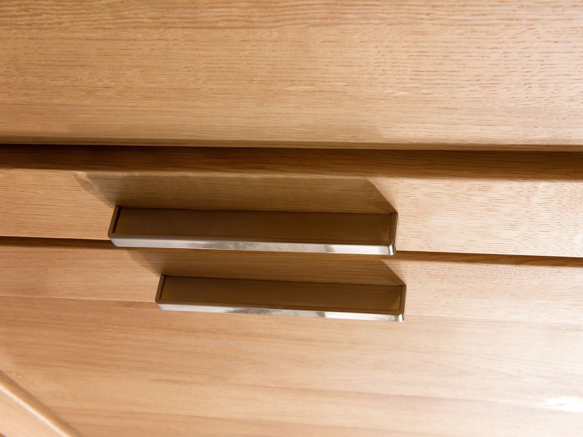Eichen-Vitrine rechts Porto Typ 11 – Bild 4