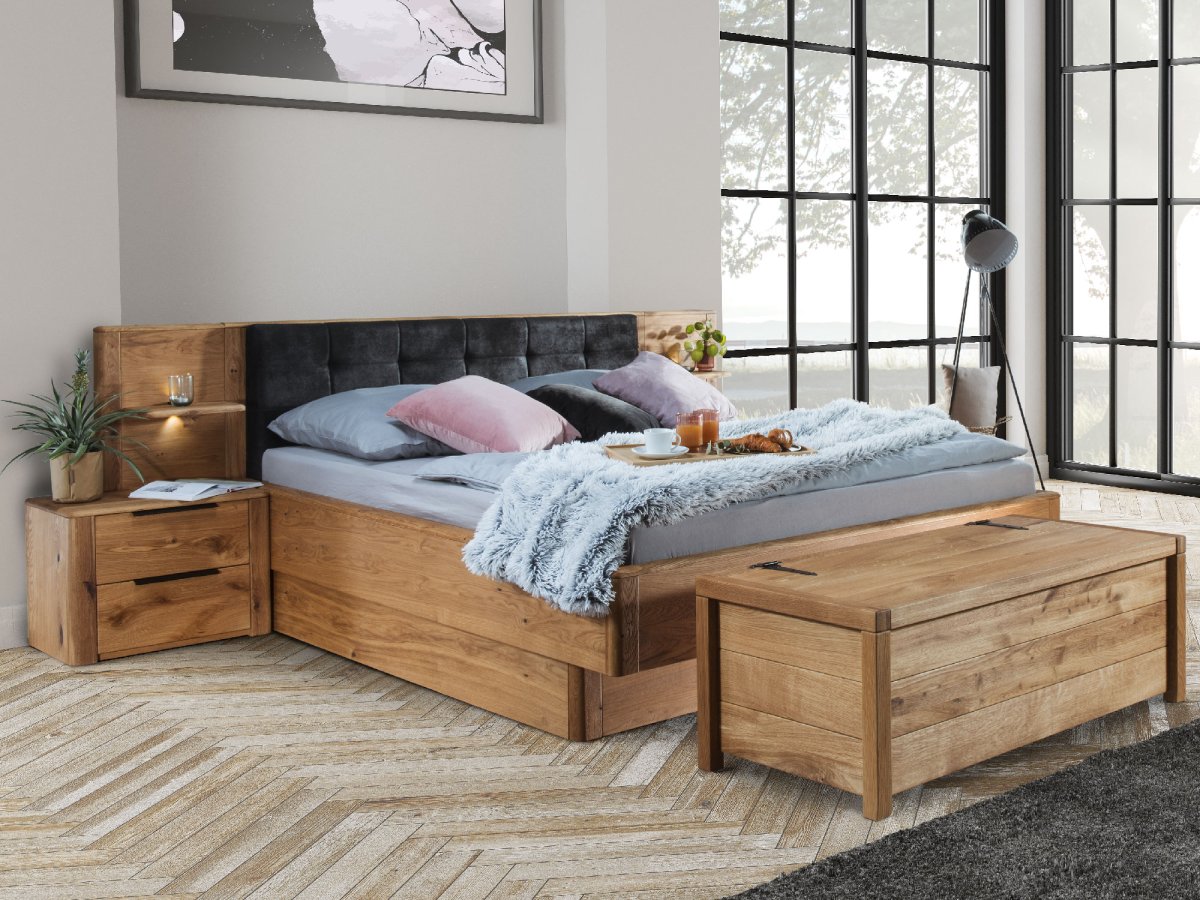 Bett 90 mit Stauraum und Lattenrost DENVER Typ 90 – Bild 7