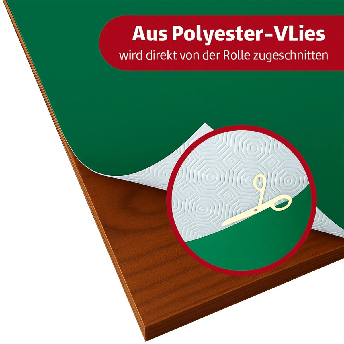 Tischpolster poker grün eckig – Bild 6