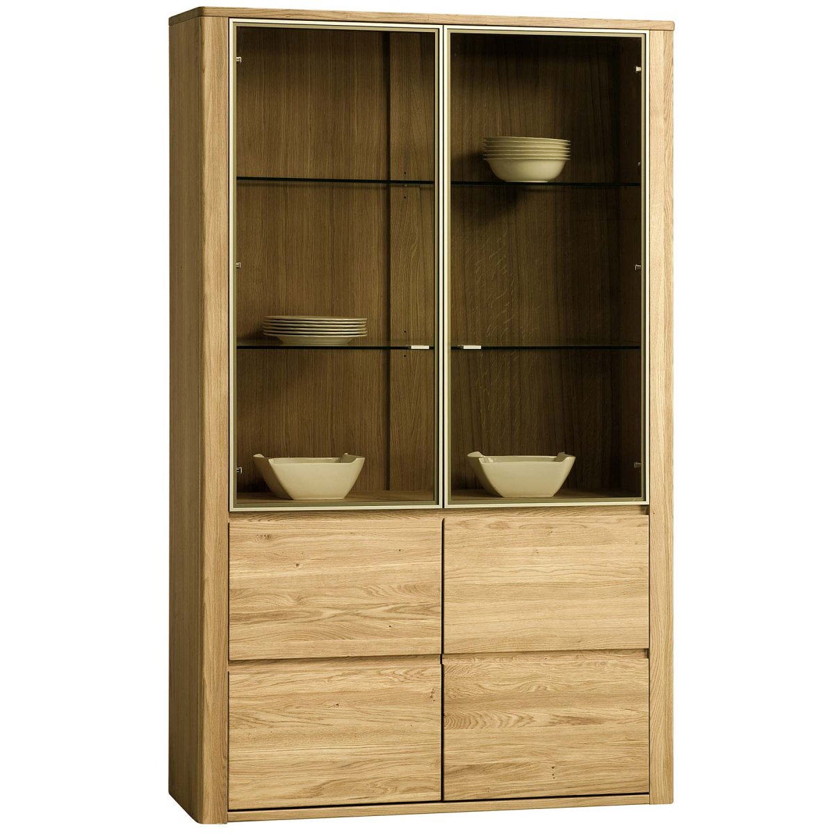 Eichen-Vitrine Orlando Typ 12 – Bild 2