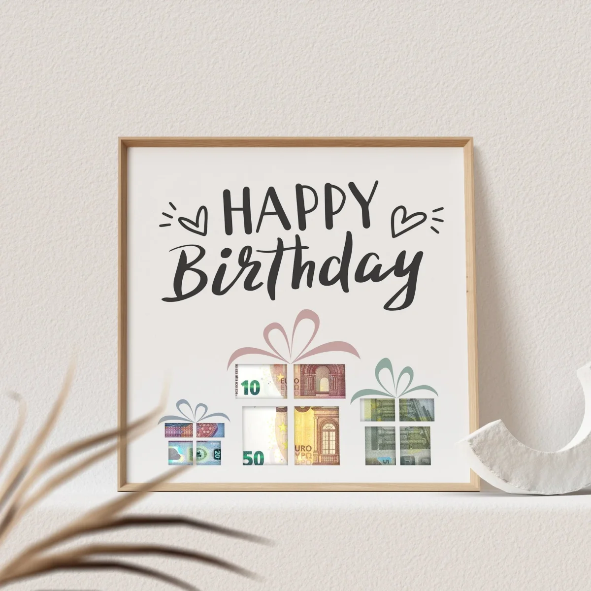 Geldgeschenk Geburtstag "Happy Birthday" Bild – Bild 3