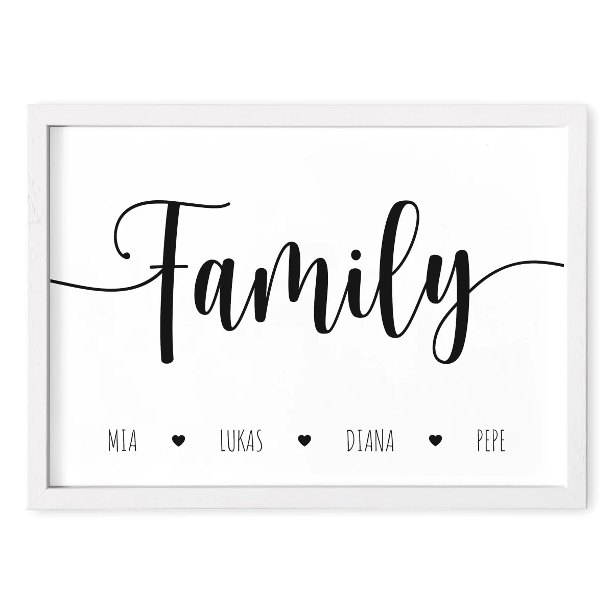 Family Bild Familie Im Querformat Poster – Bild 4