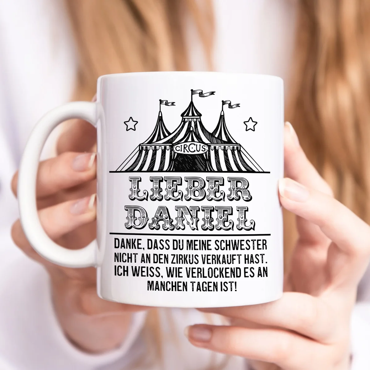 Schwager Geschenk lustigem Spruch Zirkus Tasse – Bild 2
