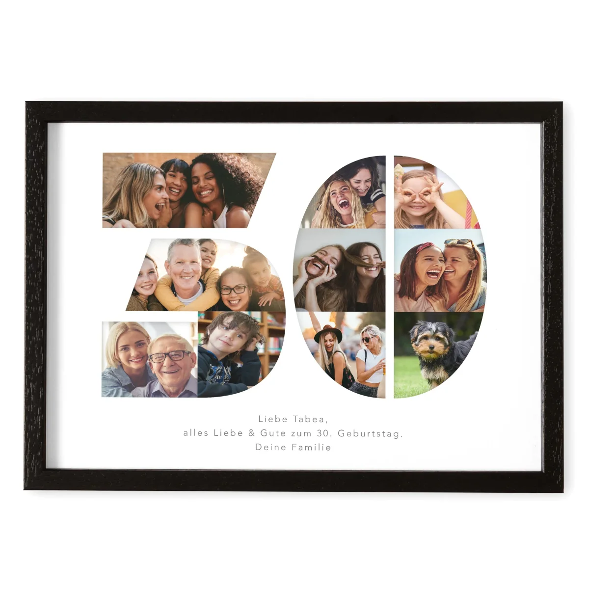 30. Geburtstag Frau Mann Geschenk Fotocollage – Bild 8