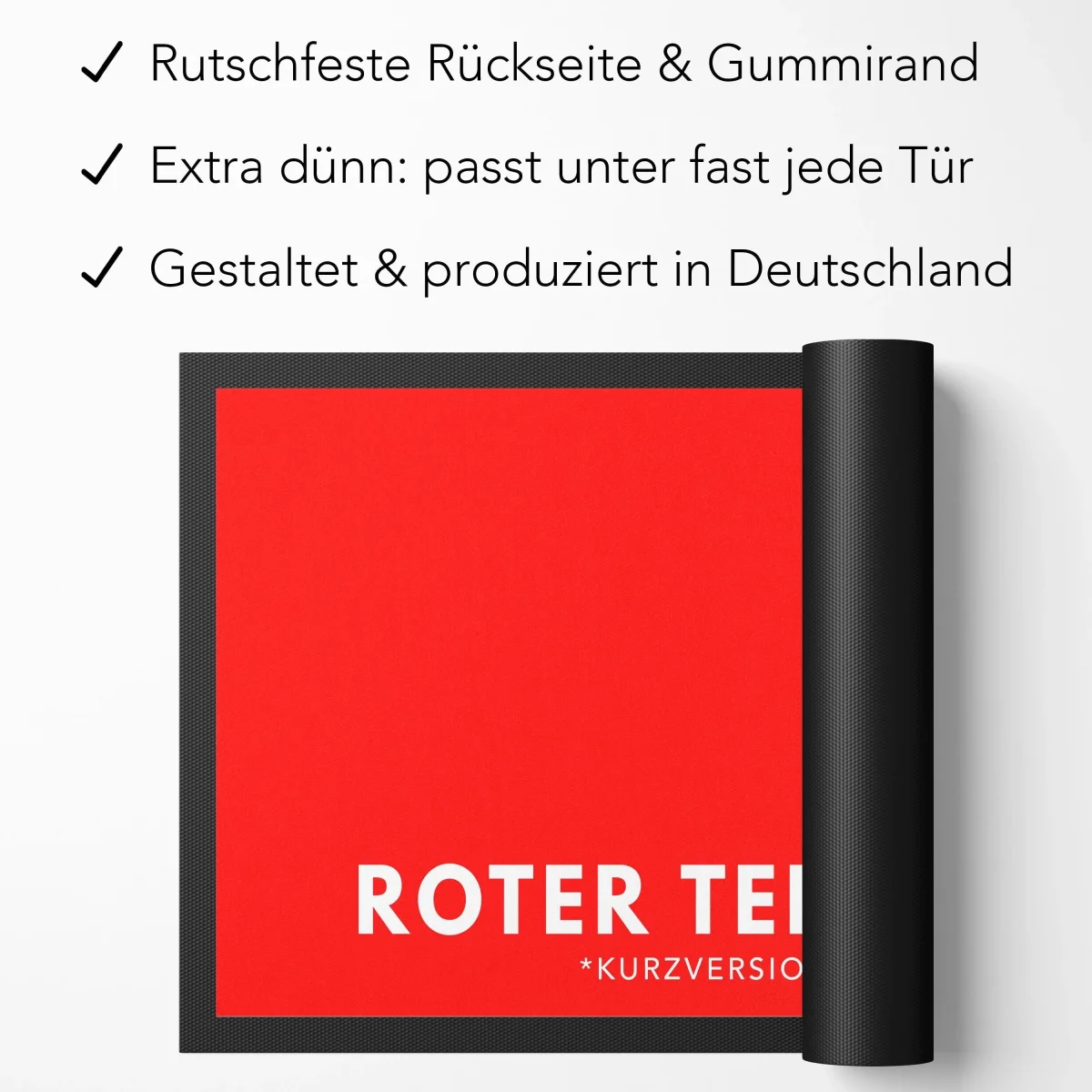 Fußmatte Roter Teppich Innen lustig Geschenk – Bild 4