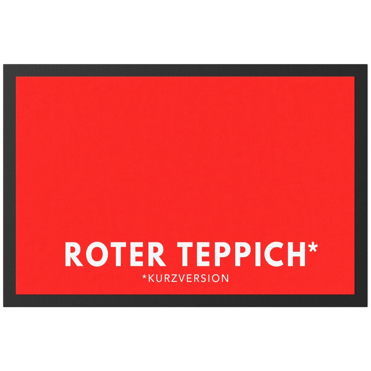 Fußmatte Roter Teppich Innen lustig Geschenk – Bild 2