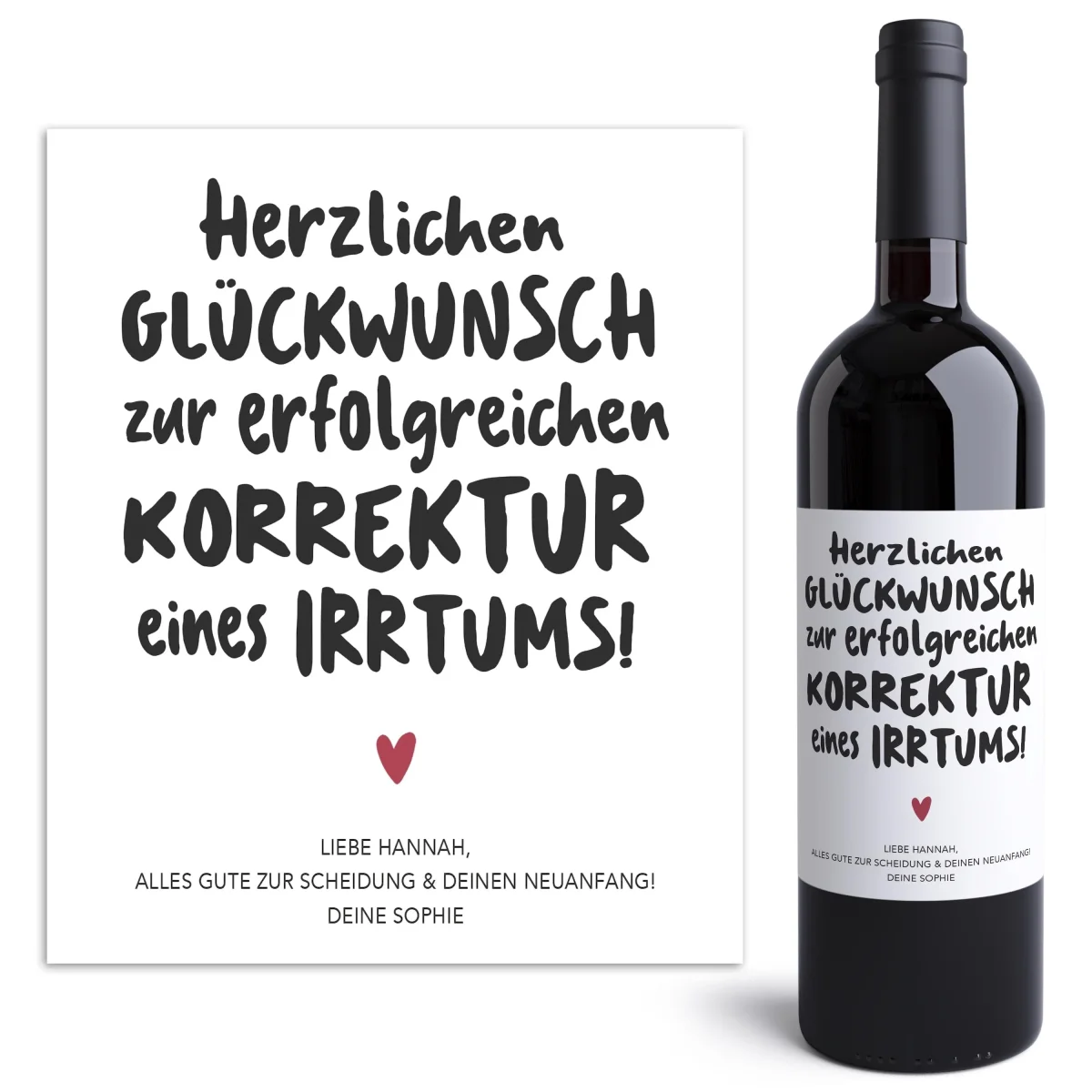 Scheidungsparty Scheidung Geschenk Weinetiketten | Digitaler Download – Bild 2