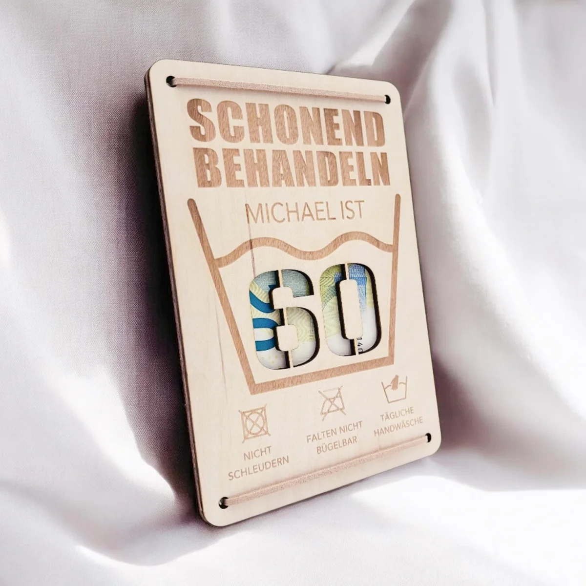Schonend Behandeln 60. Geburtstag Geldgeschenk – Bild 9