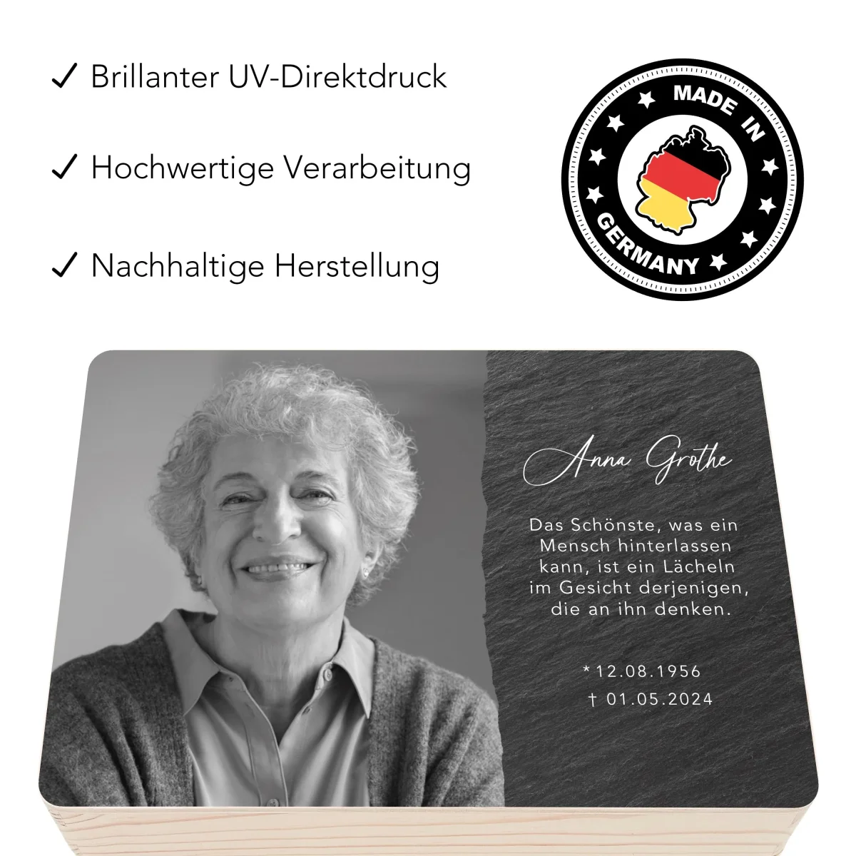 Trauergeschenk Andenken Trauerbox Erinnerungsbox – Bild 4